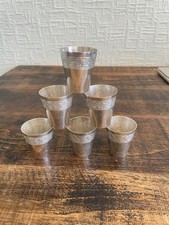 Usado, SUPERB CONJUNTO DE SEIS COPOS DE PRATA LICOR SHOT PERSA comprar usado  Enviando para Brazil