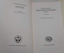 Zibaldone pensieri 4 usato Zibaldone pensieri 4 usato  Italia