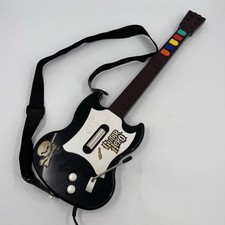 Playstation 2 PS2 PSLGH Guitar Hero guitarra com fio preto branco testado funcionando, usado comprar usado  Enviando para Brazil