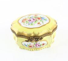 Limoges yellow floral for sale  CHERTSEY
