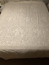 Vintage lace bedspread for sale  NOTTINGHAM