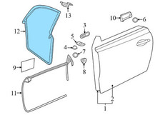 2012-2016 VW BEETLE Frente Direita Interior VEDAÇÃO DE PORTA Borracha Volkswa comprar usado  Enviando para Brazil