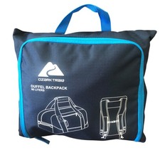 Duffel de transporte Ozark Trail 90 litros acampamento com alças de mochila poliéster azul comprar usado  Enviando para Brazil