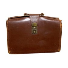 Vintage brown leather for sale  POOLE