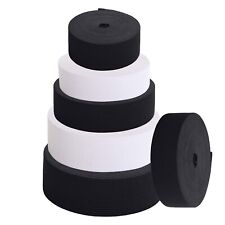 Elástico plano preto branco 3mm-75mm elástico elástico faixa de cintura costura artesanato comprar usado  Enviando para Brazil