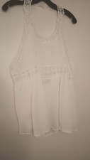 Usado, HELLO SPRING!!!!!! Blusa solta branca boho fofa nova sem etiquetas tamanho 2x $5 comprar usado  Enviando para Brazil