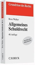 Allgemeines schuldrecht brox gebraucht kaufen  Berlin