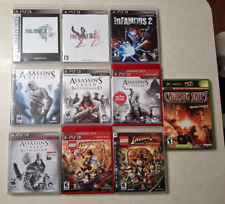 Lote de juegos PS3 Playstation 3 Xbox Assassins Creed Final Fantasy Indiana Jones en caja original segunda mano  Embacar hacia Argentina