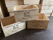 Wooden wine box for sale  LONGFIELD