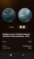 Piece belgian presidency d'occasion  Montcornet