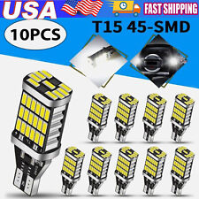10X T15 921 912 lâmpadas LED de backup reverso W16W 916 6000K branco super brilhante, usado comprar usado  Enviando para Brazil