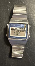 Relógio masculino Seiko quartzo dia/data cronógrafo mostrador cromado A128-5009 comprar usado  Enviando para Brazil