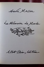 André masson mémoire d'occasion  Gignac