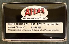 Atlas Amtrak AEM-7 Fase V DC/DCC ESU LokSound #926 ATL 10 001 673 Nuevo “Otro” segunda mano  Embacar hacia Mexico