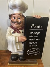 Chef figurine write for sale  Waterford