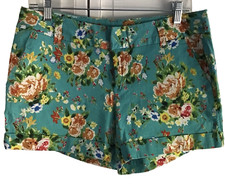 Shorts Dear John Feminino Elástico Cintura Média Azul Floral Feminino Boho Casual Tamanho 29 comprar usado  Enviando para Brazil