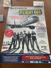 Pôster promocional Iron Maiden oficial original 2009 voo 666 da Nova Zelândia The Film comprar usado  Enviando para Brazil