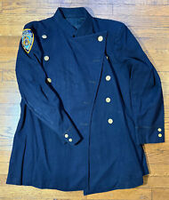 DE COLECCIÓN AÑOS 50 LANA REFRIGERADO GARGANTILLA GUISANTE ABRIGO CHAQUETA UNIFORME NYPD DuBOIS OBSOLETO segunda mano  Embacar hacia Argentina