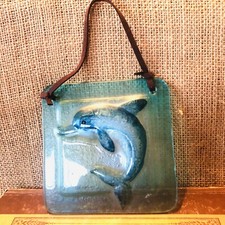 Dolphin blown glass for sale  Dillwyn