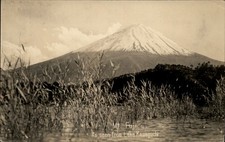 Cartão postal vintage RPPC Mt Fuji Kawaguchi Lake v931 comprar usado  Enviando para Brazil