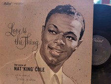 NAT KING COLE Love Is The Thing 1957 MONO LP Vinyl EX/EX W-824  comprar usado  Enviando para Brazil