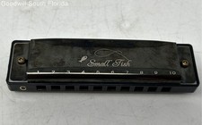 Peixe pequeno preto dez estilo cromático instrumento de sopro furo C chave harmônica comprar usado  Enviando para Brazil