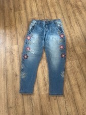 Desigual jeans blumen gebraucht kaufen  Bellheim