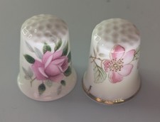Vintage flowered thimble for sale  SWADLINCOTE