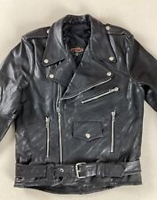 Heavy leather biker for sale  ROYSTON