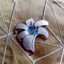 Enamel gold tone for sale  COVENTRY