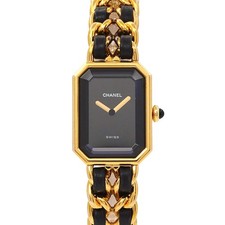 Relógio feminino CHANEL Premiere tamanho L H0001 vintage quartzo mostrador preto 90288604 comprar usado  Enviando para Brazil