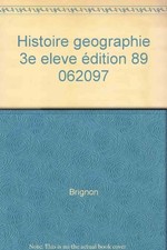 Histoire geographie 3eme. d'occasion  Corbeil-Essonnes