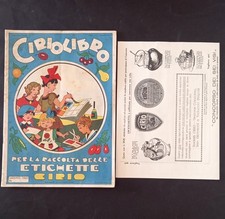 Ciriolibro 1934 etichette usato  Praia a Mare