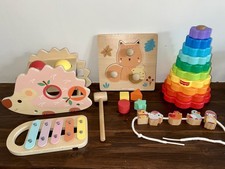 Wooden toy bundle for sale  LUTON