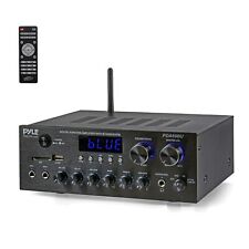 Amplificador de áudio residencial Bluetooth Pyle receptor estéreo 300W som canal duplo comprar usado  Enviando para Brazil