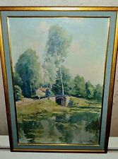 Tableau huile toile d'occasion  Bardos