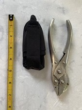 Vintage Sargent & Co. Alicate de pesca Grip Snip com ferramenta de corte e bainha, usado comprar usado  Enviando para Brazil
