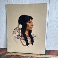 Vintage crewel native for sale  Taylorville