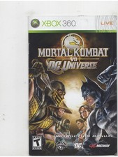 Mortal Kombat Vs DC Universe Xbox 360 Apenas Manual Autêntico comprar usado  Enviando para Brazil