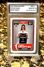 CAITLIN CLARK 2024 PANINI Graded GEM-MT 10 Draft Night ROOKIE CARD #DN-1. Certificado de autenticidade! comprar usado  Enviando para Brazil
