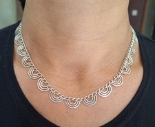 Collier chaîne pendentif d'occasion  Rioz