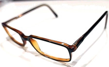 Óculos retangular Emporio Armani 647 399 preto marrom 50-17 135 Itália comprar usado  Enviando para Brazil