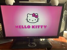 RARO HELLO KITTY 19" LED HDMI TV PC MONITOR 2013 KT2219MBY TESTADO FUNCIONANDO comprar usado  Enviando para Brazil