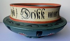 Antiga tigela norueguesa de madeira virada alecrim feita à mão e pintada Noruega RARA comprar usado Antiga tigela norueguesa de madeira virada alecrim feita à mão e pintada Noruega RARA comprar usado  Enviando para Brazil