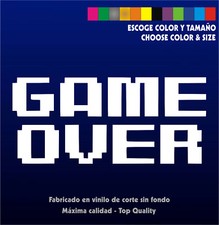 Sticker Vinilo - GAME OVER -Retro  - Arcade Bartop Custom - Pegatina Vinyl  comprar usado  Enviando para Brazil