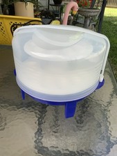 Tupperware blue round for sale  Kansas City