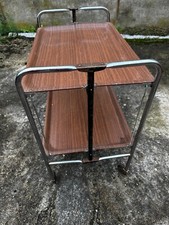 carrinho de servir alemão vintage prateleiras laterais móveis mesa de cabeceira de jantar comprar usado  Enviando para Brazil