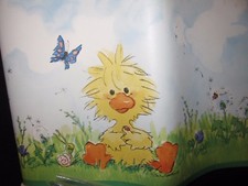 Little Suzys Zoo Wallpaper Border Baby Animals Sunworthy Prepasted 4 Pkg 20 Yd comprar usado  Enviando para Brazil