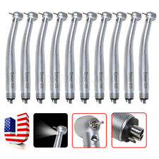 10 turbina dental dentista gerador elétrico LED peça de mão de alta velocidade ajuste 4 furos NSK comprar usado  Enviando para Brazil