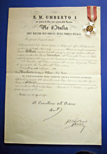 Diploma croce cavaliere usato  Torino